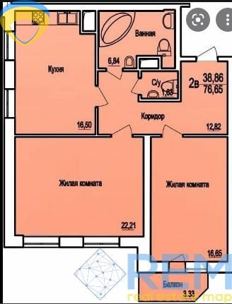 продажа двухкомнатной квартиры номер A-173556 в Приморском районе, фото номер 2